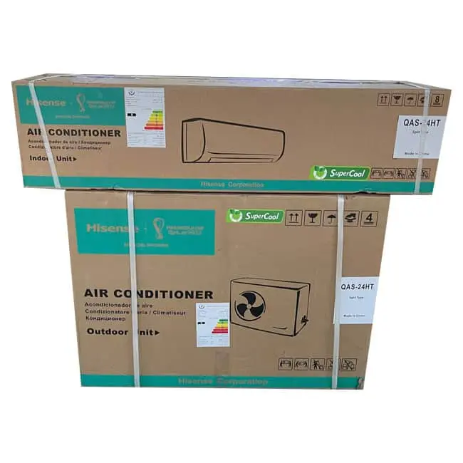 کولرگازی هایسنس 24000 رادیاتور طلایی QAS-24HT