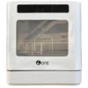 qlk t08 lont 1 ماشین ظرفشویی لونت رومیزی 6 نفره QLK-T08 سفید