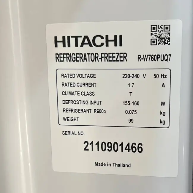 يخچال سايد هيتاچی R-W760 R-W760PUQ7