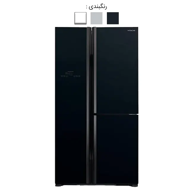 یخچال ساید هیتاچی RM700GPUQ2 ا 30 فوت سفید نقره مشکی