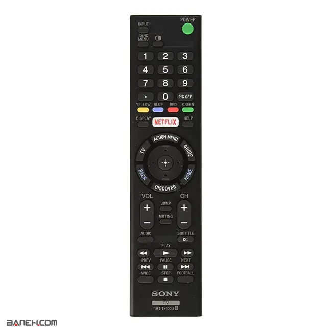 ریموت کنترل تلویزیون هوشمند سونی SONY REMOTE CONTROL RMT-TX100A