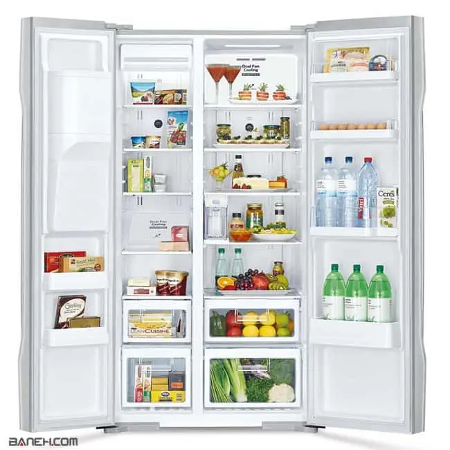 یخچال فریزر ساید بای ساید هیتاچی 32 فوت Freezer RS700GPUQ2