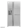 s8 2352ss 8 یخچال اسنوا ساید بای ساید 777 لیتر هوم بار Snowa Side By Side S8-2352SS