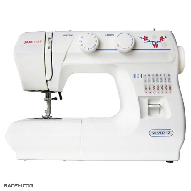 چرخ خیاطی ژانومه سیلور Janome Silver 12