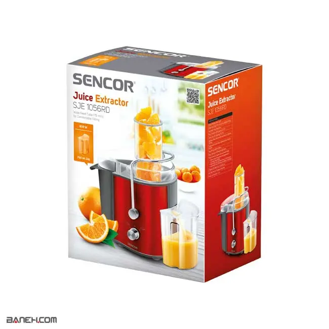 4 خرید آبمیوه گیری سنکور 800 وات Sencor SJE 1056RD Juicer sje1056rd 3 1.jpg خرید آبمیوه گیری سنکور 800 وات Sencor SJE 1056RD Juicer
