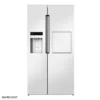 sn8 2261gw 4 یخچال ساید بای ساید اسنوا 591 لیتر هوم بار Snowa Side By Side SN8-2261GW