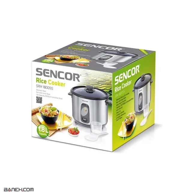 پلوپز برقی سنکور 700 وات SRM1800SS Sencor Rice Cooker