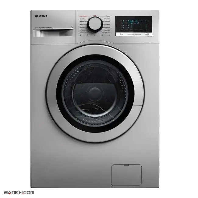 ماشین لباسشویی اسنوا 7 کیلویی اینورتر تیتانیوم Snowa SWM-72304
