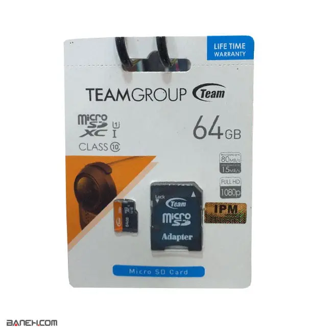 کارت حافظه میکرو اس دی تیم گروپ 64 گیگا بایت TEAMGROUP