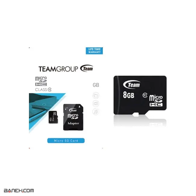 قیمت کارت حافظه تیم گروپ 8 گیگا بایت TEAMGROUP microSDHC