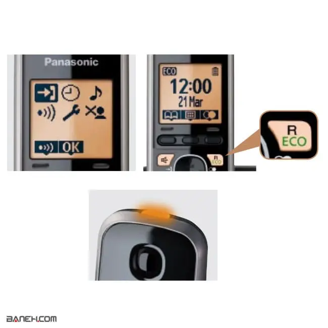 تلفن بی سیم پاناسونیک KX-TG6711 Panasonic Phone