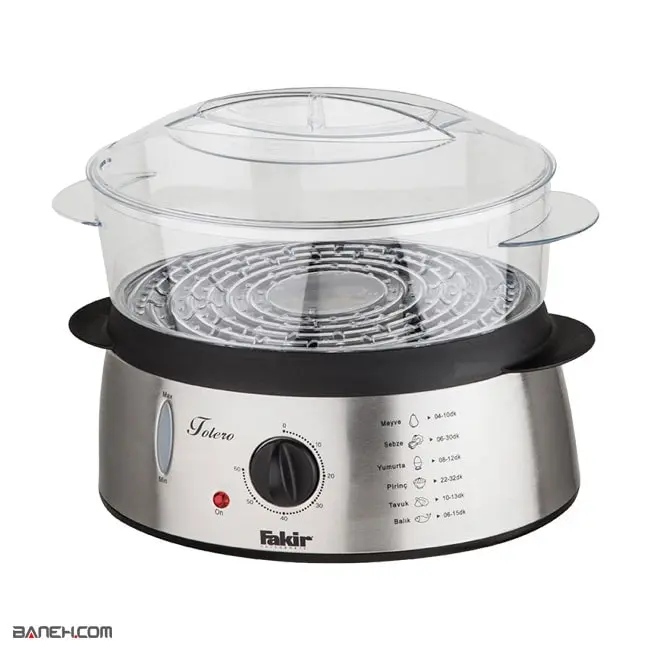 بخارپز فکر 1.2 لیتری تولیرو Tolero Fakir Steam Cooker