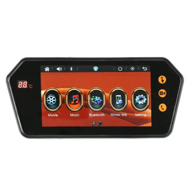 مانیتور آینه ای خودرو 7 اینچی بلوتوث دار Touch Screen