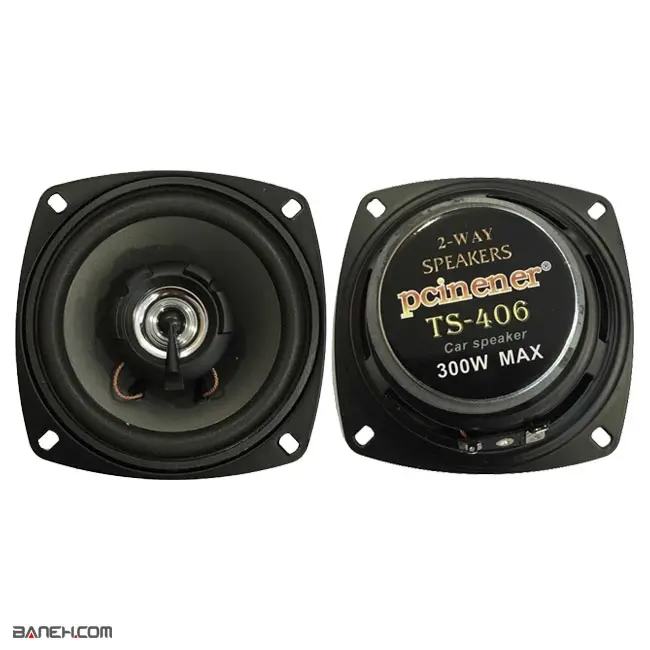 اسپیکر خودرو 300 وات 4 اینچی Pcinener TS-406