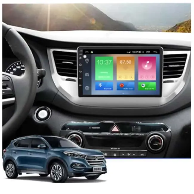 پخش فابریک و مانیتور خودرو توسان 2017 اندروید Tucson 2017 Android