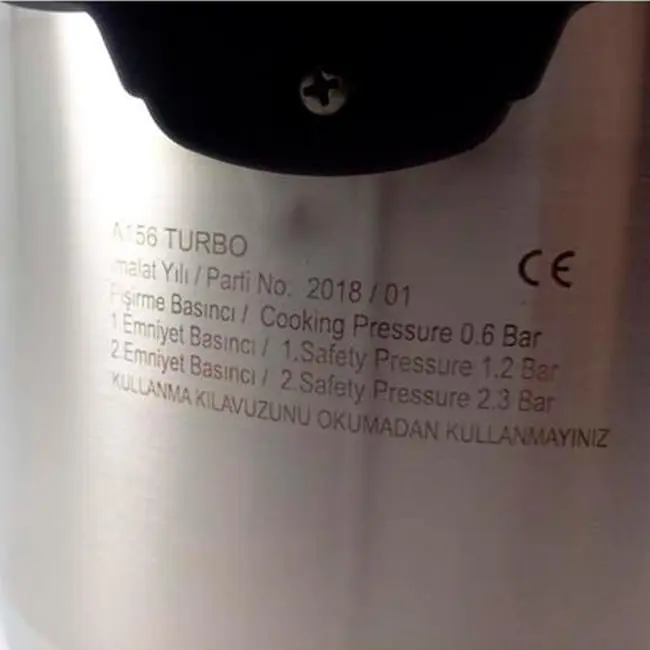 زودپز کرکماز مدل TURBO-157 ظرفیت 9 لیتر