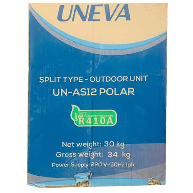 کولر گازی یونیوا 12000 سری پلار UN-AS12 POLAR R410 T3