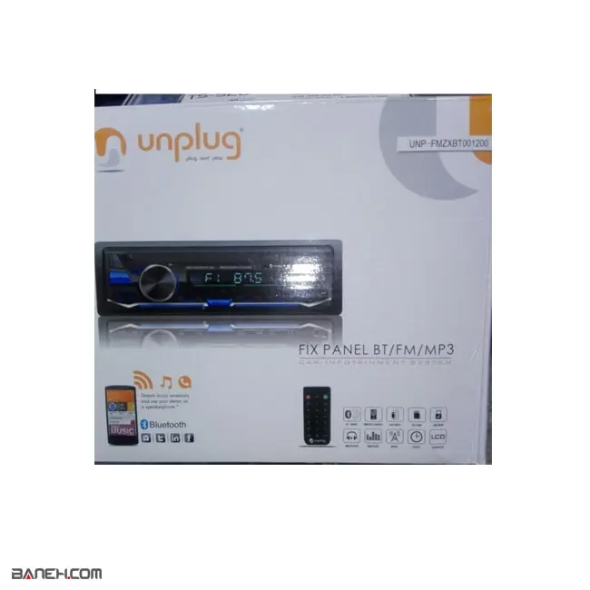 پخش کننده ی خودرو مدل UNPLUG UNP-FMZXBT001200