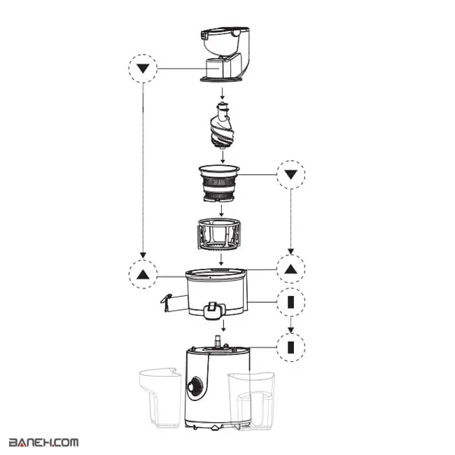 آبمیوه گیری فکر Vitaly Fakir Slow Juicer