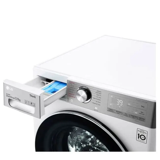 ماشین لباسشویی ال جی 12 کیلویی WDV1260 اصل کره