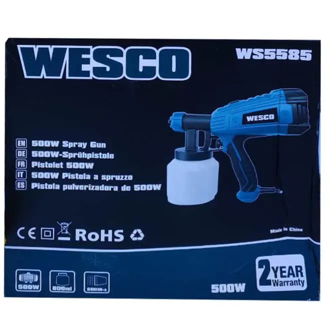 پیستوله رنگ پاش برقی وسکو 500 وات مدل WS5558