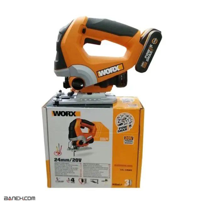 اره عمود بر شارژی ورکس 20 ولت Worx JigSaw
