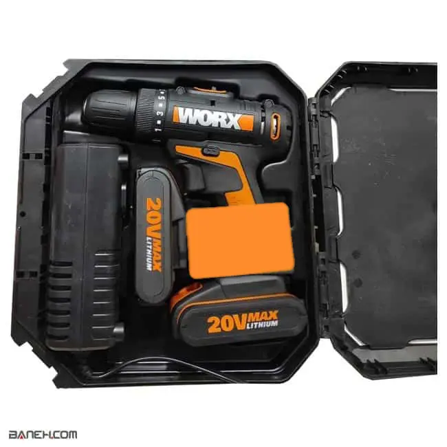 دریل شارژی ورکس 20 ولت مدل WORX POWER SHAVER WX101.4