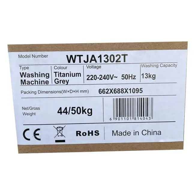 لباسشویی هایسنس 13 کیلویی WTJA1302T درب از بالا 2022