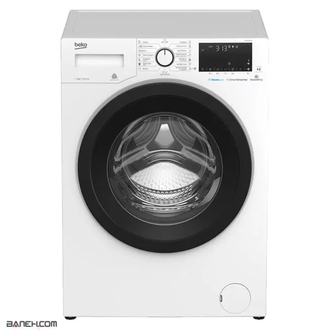 لباسشویی بکو 8 کیلویی اینورتر درب از جلو beko wtv8736xw