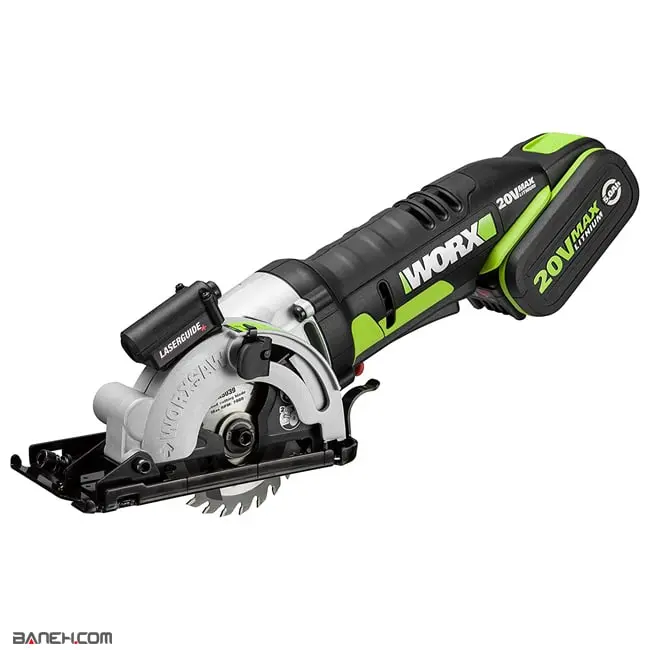 اره گرد بر شارژی ورکس 20 ولت 85 میلیمتر 2300 دور Worx WU520.1