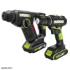 wu930 1 هلتی و دریل شارژی ورکس 20 ولت Worx Electric Drill WU930