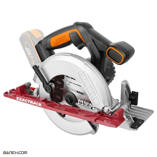 اره گردبر شارژی ورکس WORX EXACTRACK CORDLESS CIRCUAR SAW WX530.9
