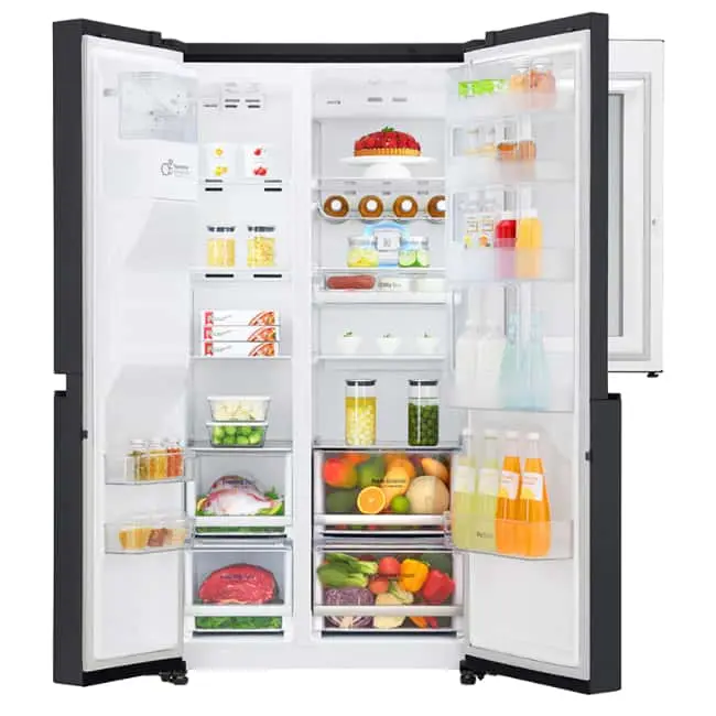 یخچال ال جی X337 اینستاویو 34 فوت ساید بای ساید یخساز بدون برفک