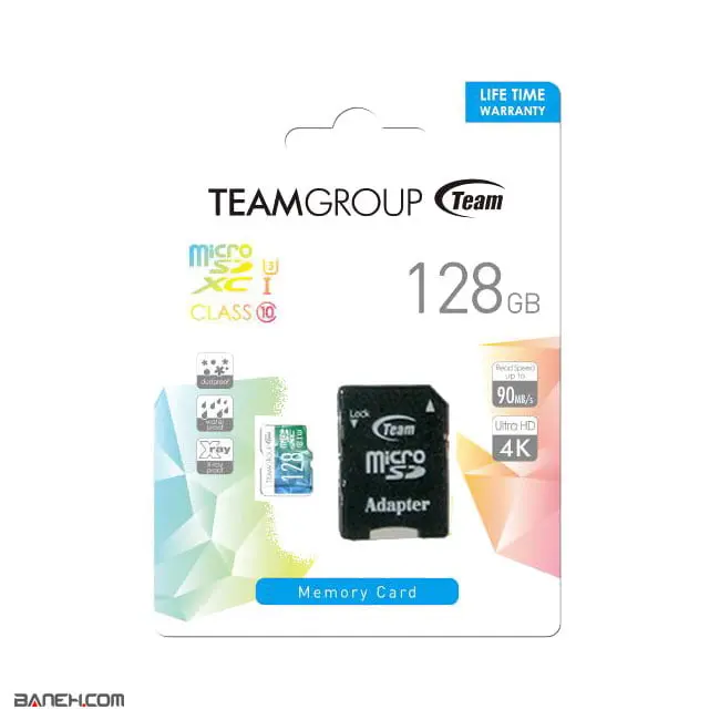 قیمت کارت حافظه تیم گروپ 128 گیگا بایت TEAMGROUP microSDXC