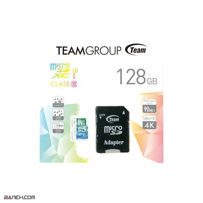 قیمت کارت حافظه تیم گروپ 128 گیگا بایت TEAMGROUP microSDXC