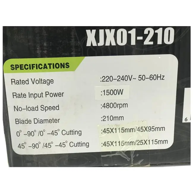 فارسی بر زاویه زن براشلس 1400 وات اکسکورت مدل xjx07-255bl