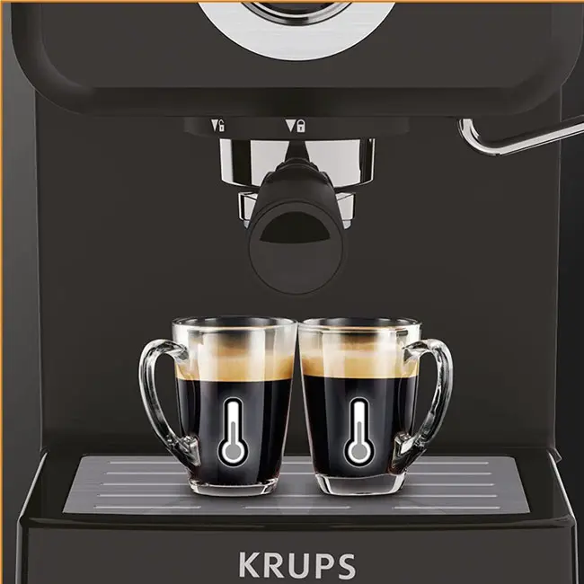 دستگاه اسپرسو ساز کروپس 15 بار 1.5 لیتری مدل Krups Opio Xp320840