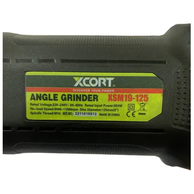 مینی فرز ایکسکورت 950 وات مدل XSM19-125 دیمر دار