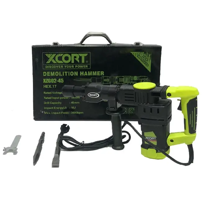 دریل چکش تخریب ایکس کورت XzG02-45 مدل 1900 وات
