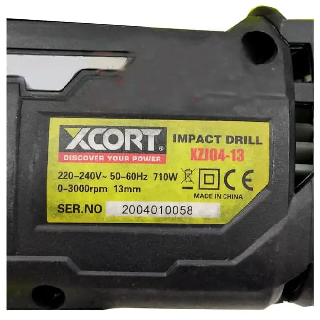 پک دریل چکشی و مینی فرز ایکسکورت XZJ04-13 XSM07-115 دیمر دار