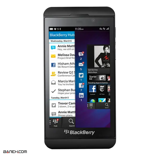 گوشی موبایل بلک بری BLACKBERRY Z10