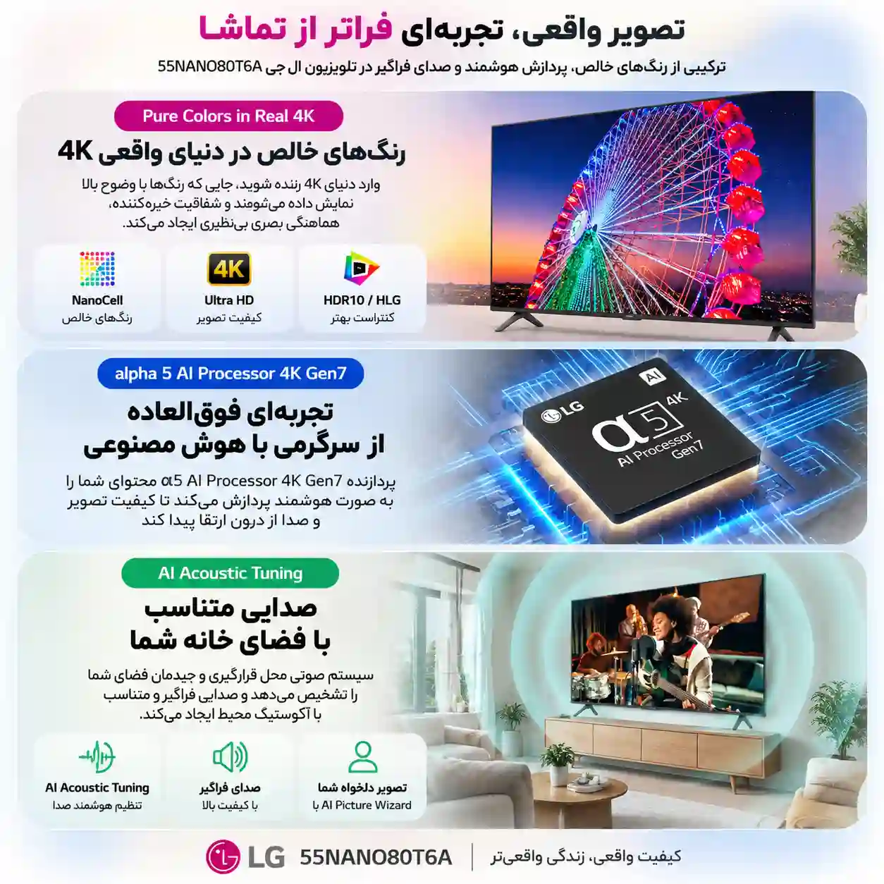 تلویزیون ال جی 55NANO80T