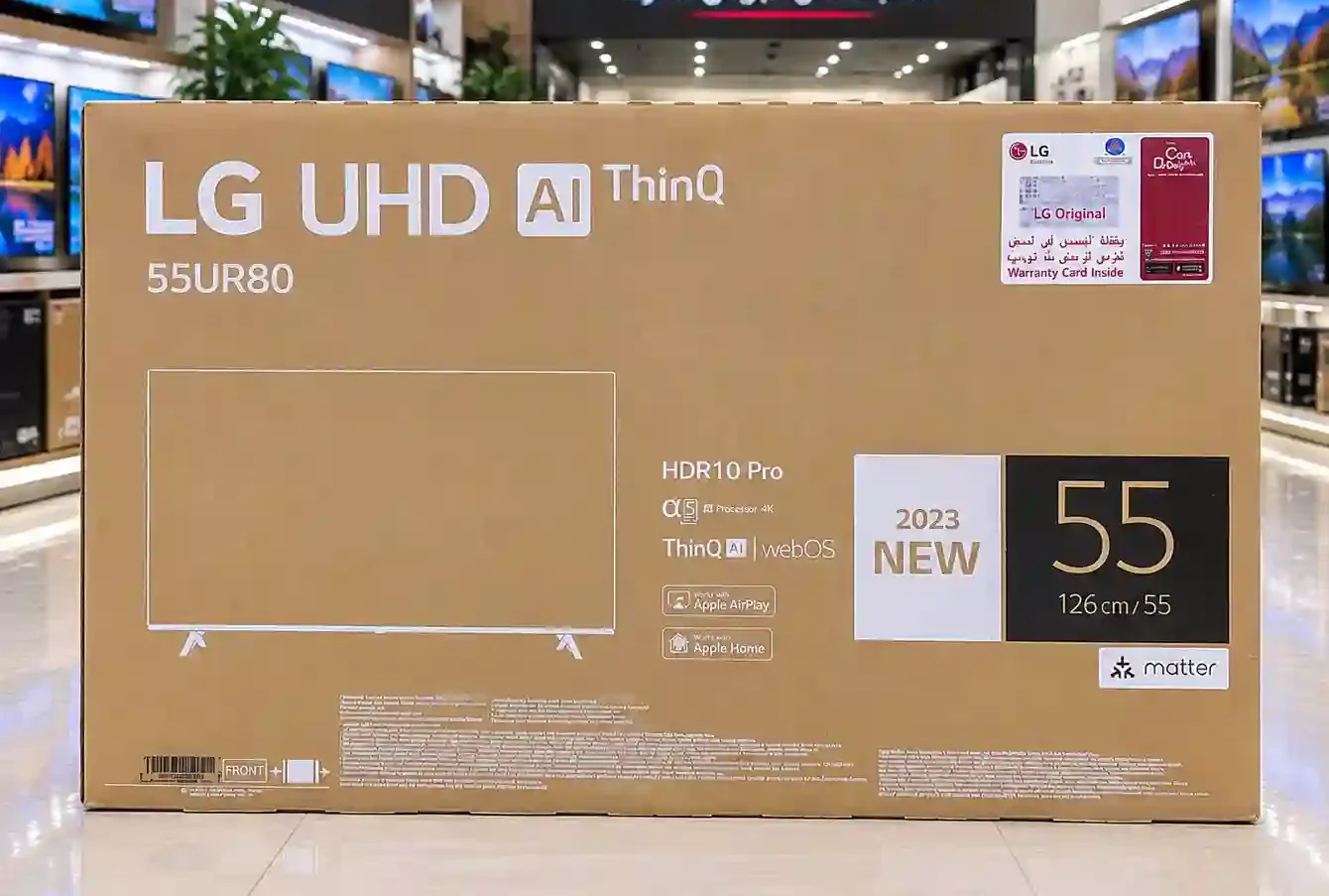 کارتن تلویزیون ال جی 55UR8006