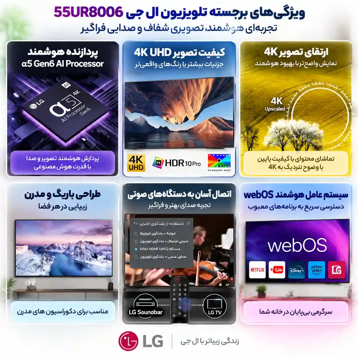 تلویزیون ال جی 55UR8006