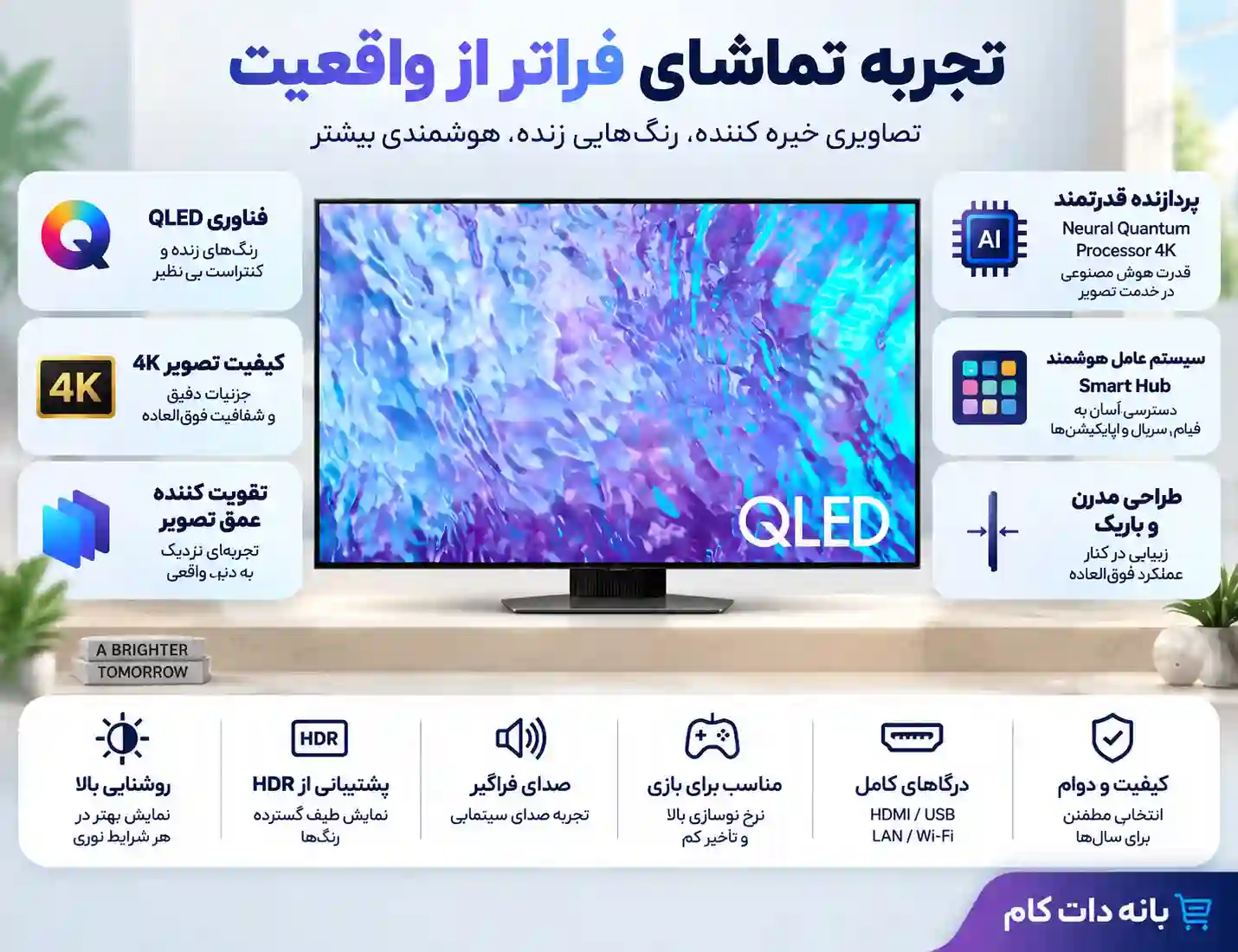 مشخصات تلویزیون سامسونگ 65Q80C