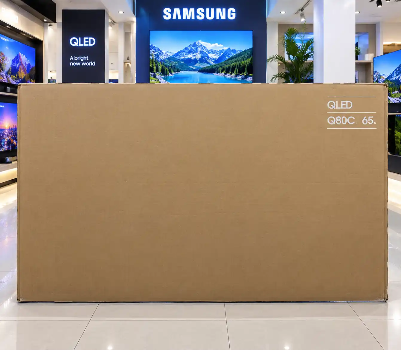 کارتن تلویزیون سامسونگ 65Q80C