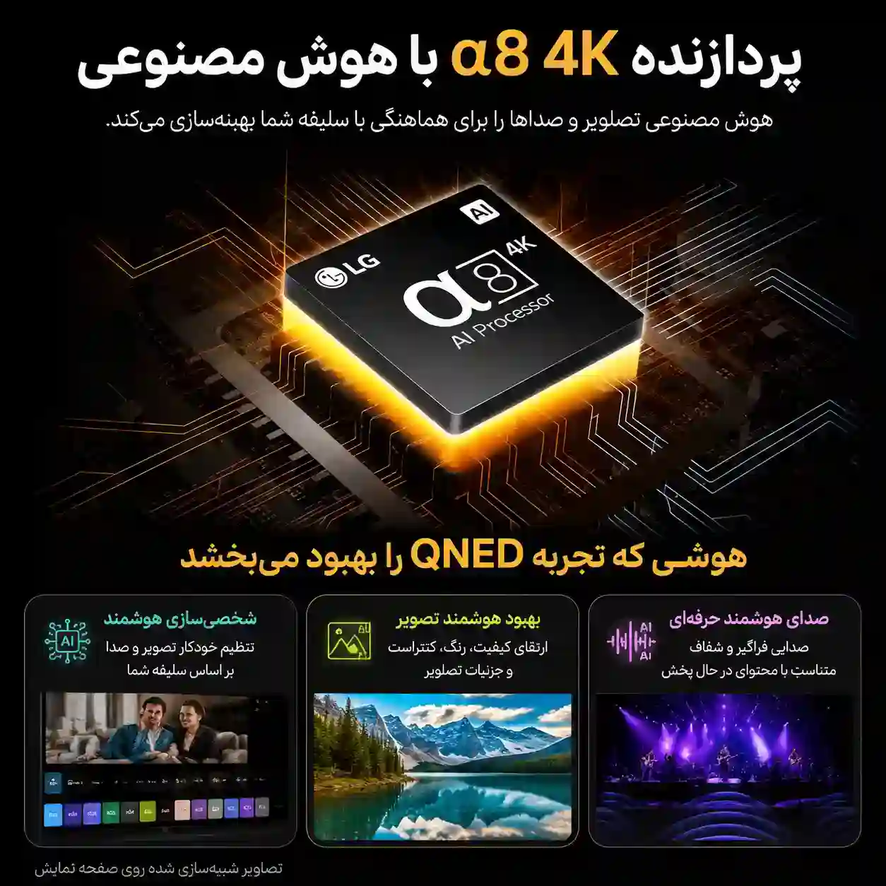 3 تلویزیون ال جی 65QNED87T قیمت تلویزیون ال جی 65QNED87T