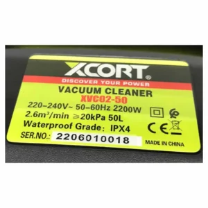 جارو صنعتی آب و خاک XVC02-50 اکسکورت 50 لیتری