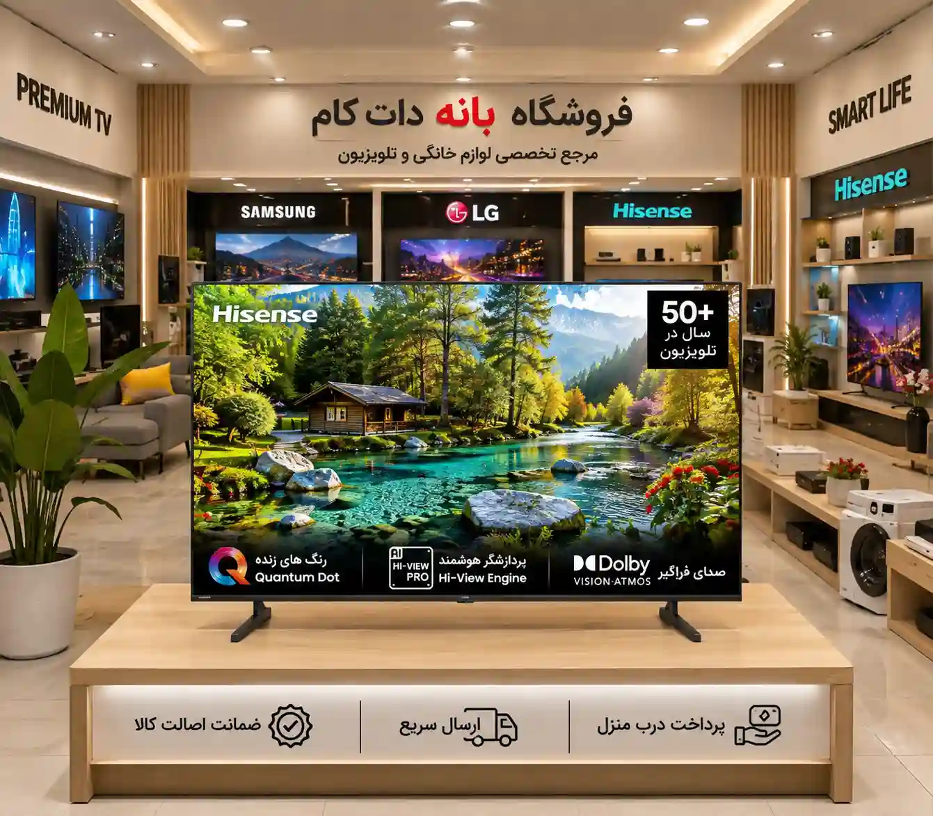 خرید تلویزیون هایسنس 50Q6GN
