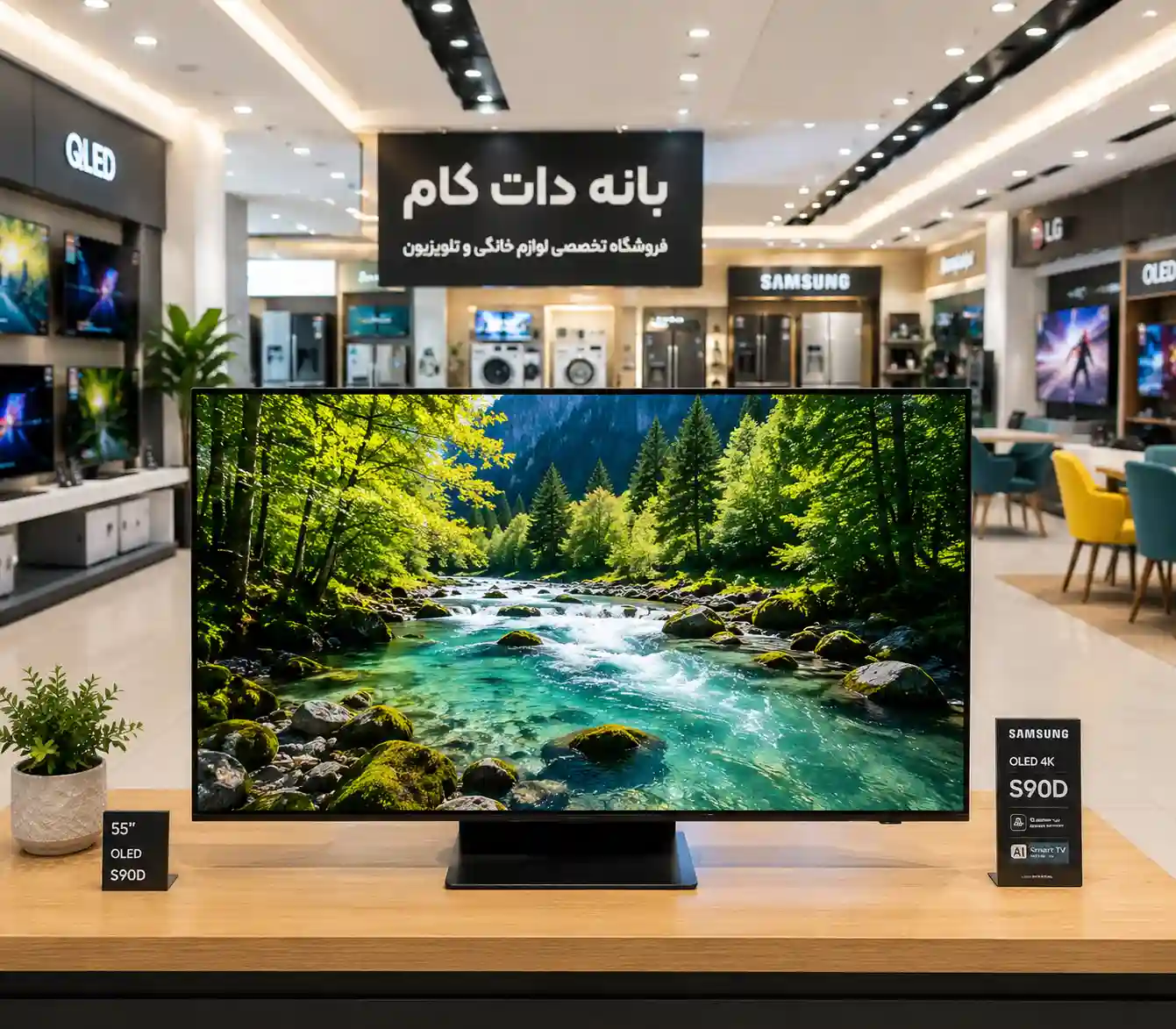 7 تلویزیون سامسونگ 55S90D خرید تلویزیون سامسونگ 55S90D